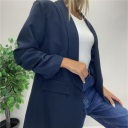blazer con manica arricciata london